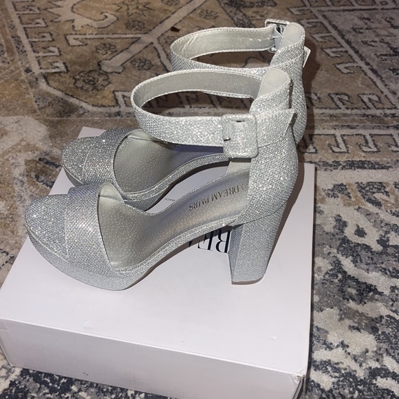 Dream Pairs Women's Hi-Lo High Heel Platform Pump Sandals Formal Heels 9.5 NEW - Picture 11 of 12